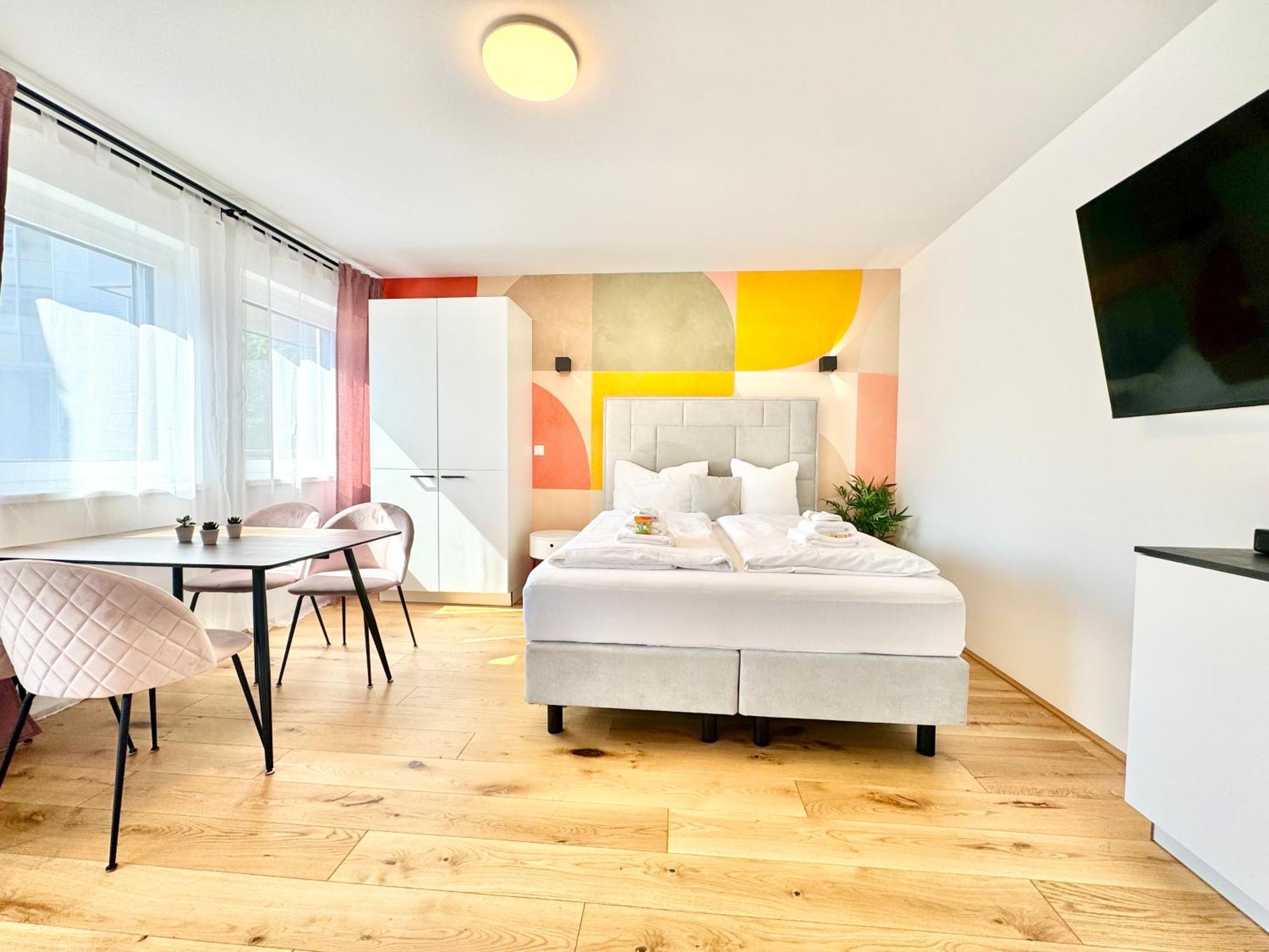 Stylische Wohnung Mit Balkon Viena Exterior foto